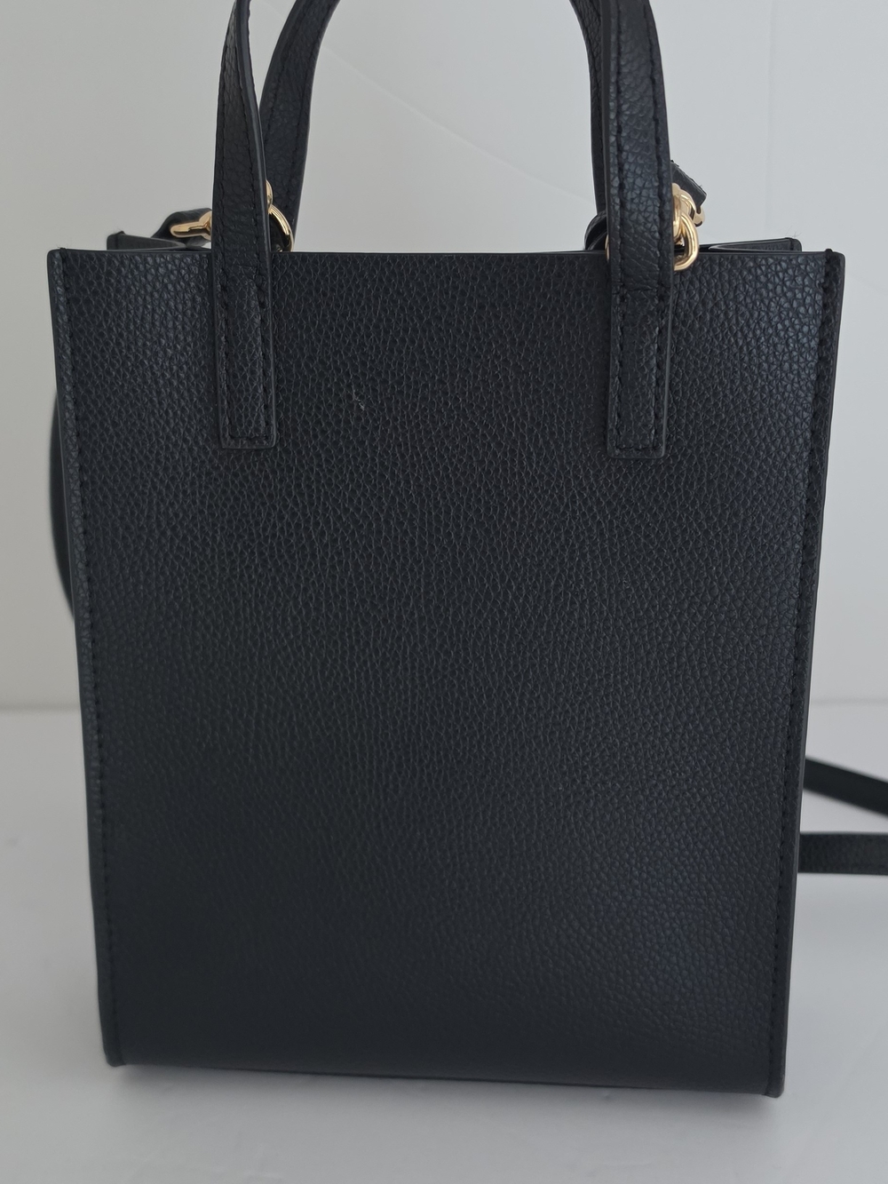 Marc Jacobs Black Leather Mini Tote Crossbody - Picture 3 of 8